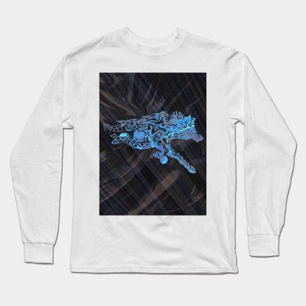 wolfman Long Sleeve T-Shirt by Hedgeh0g